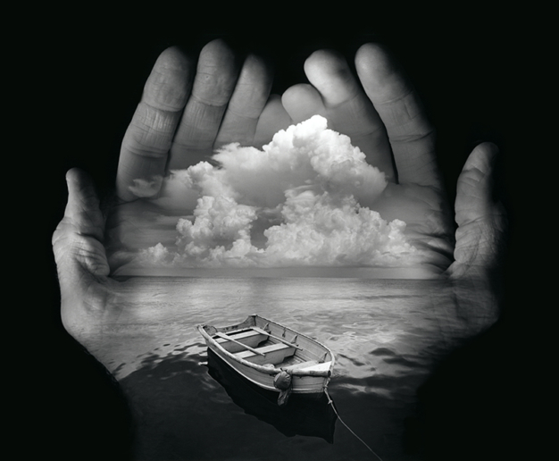 Jerry Uelsmann, Untitled, 1996
Gelatin silver print
40,6 x 50,8 cm 
Signed and dated by photographer recto