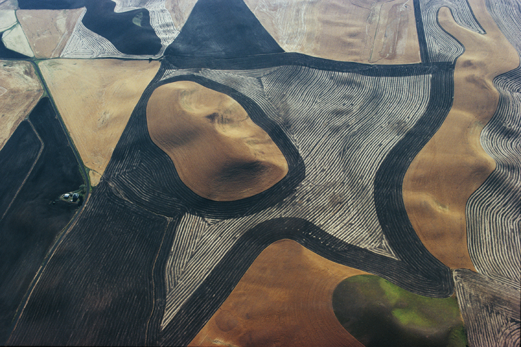 Georg Gerster, Wheat and peas, USA, 1979
Inkjet printed with pigmented Epson Ultra Chrome K3, on Epson Exhibition Fiber Paper
100 x 150 cm
Edition of 8 + 2 AP