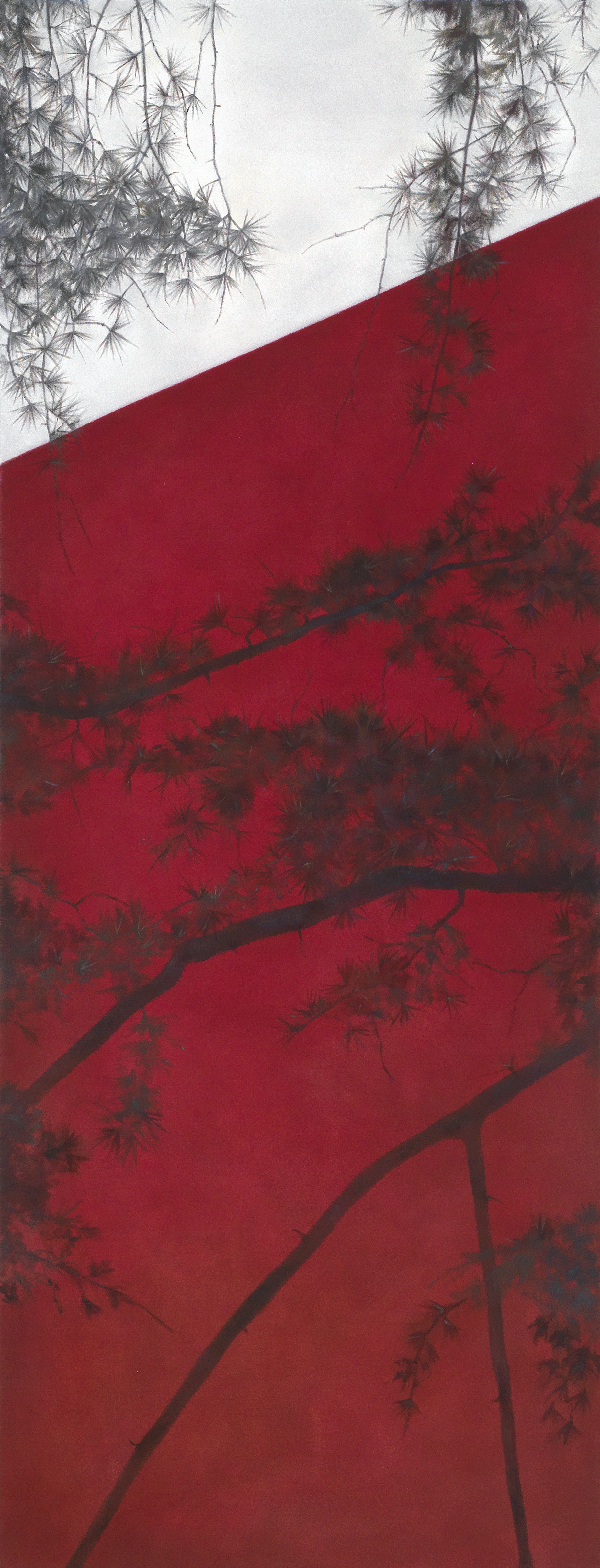Angela Lyn, Building site I, 2014/2015
From the series building site
Oil on canvas
220 x 84 cm