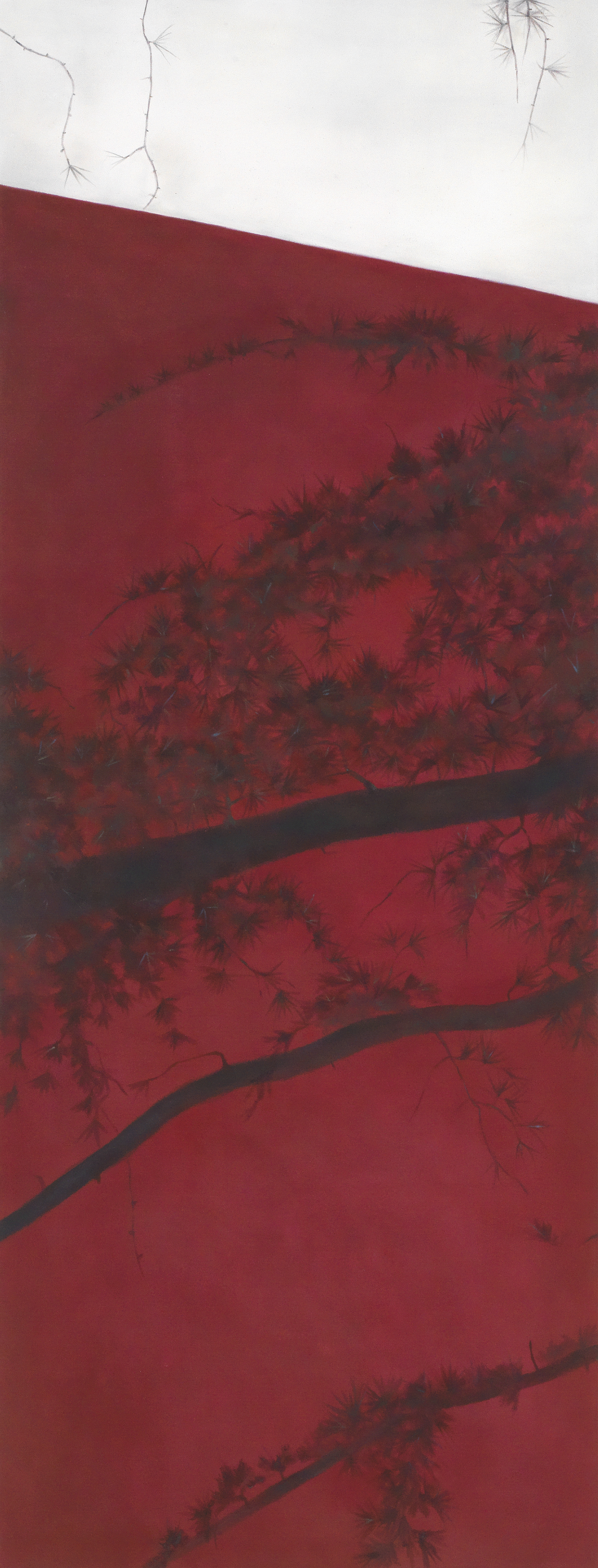 Angela Lyn, Building site II, 2014/2015
From the series building site
Oil on canvas
220 x 84 cm