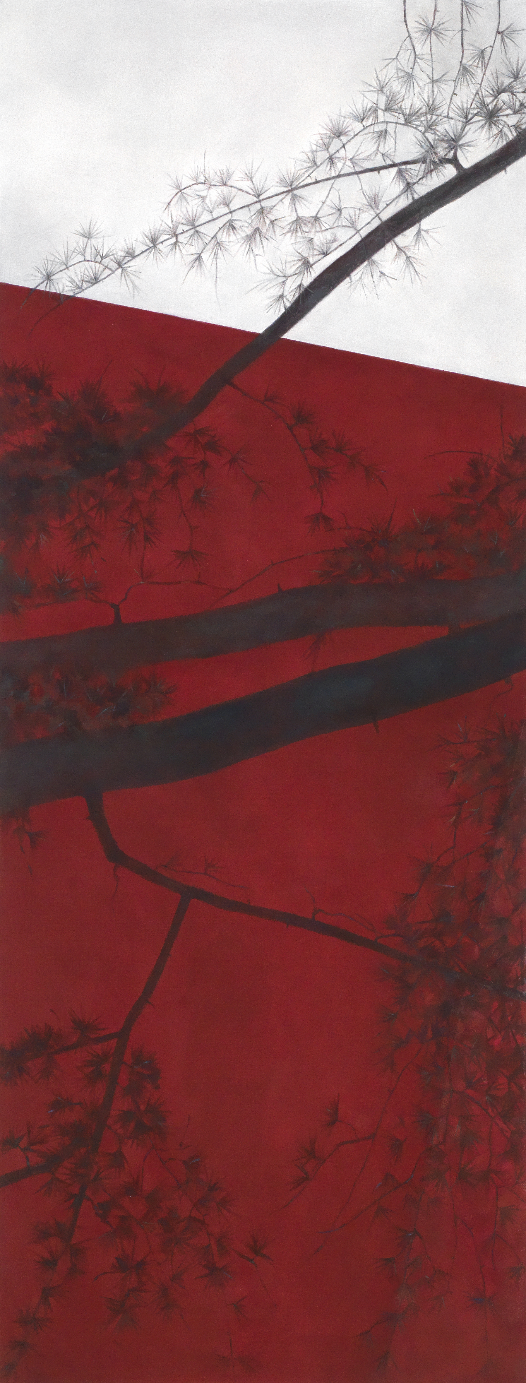 Angela Lyn, Building site III, 2014/2015
From the series building site
Oil on canvas
220 x 84 cm
