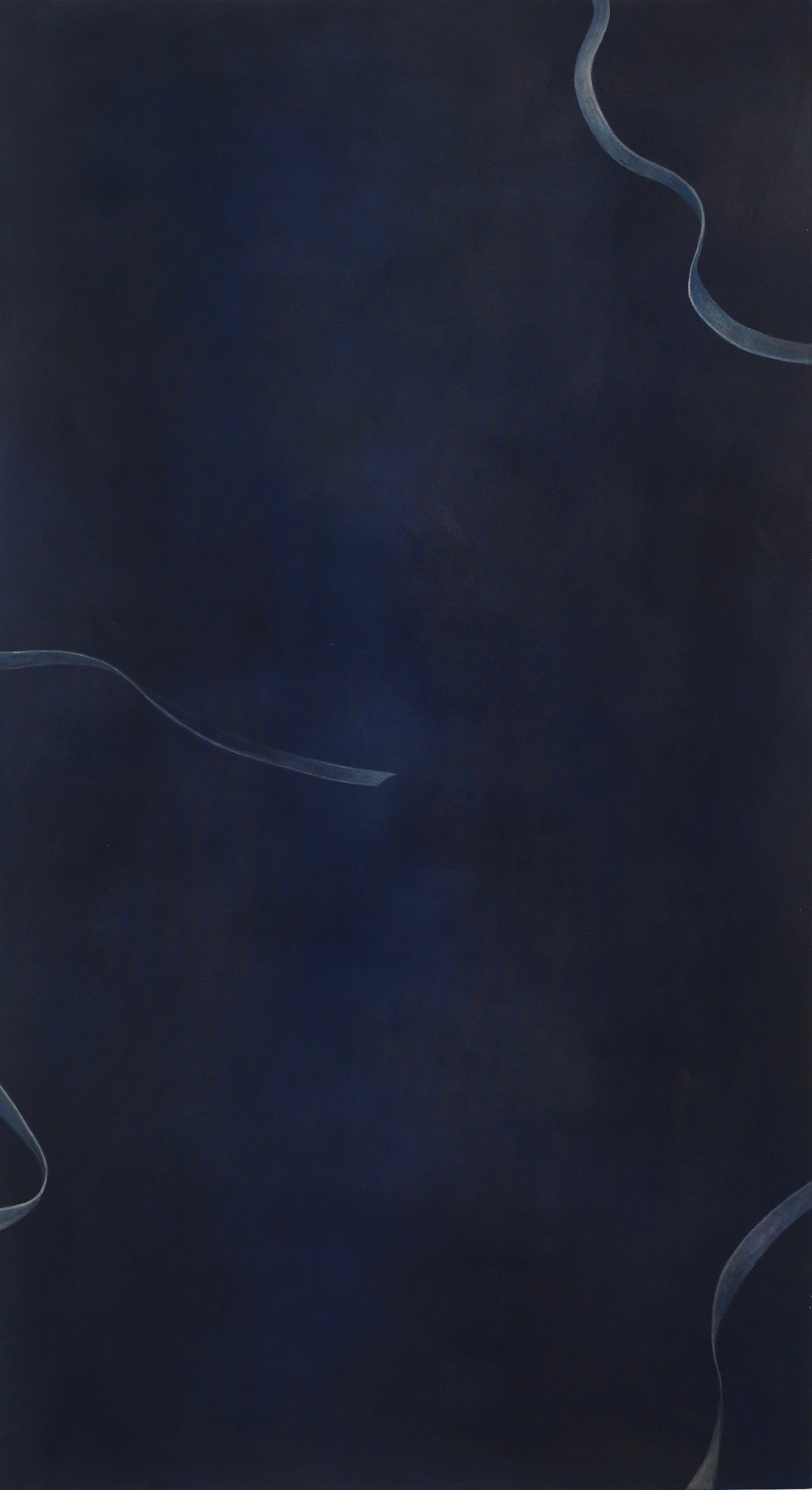 Angela Lyn, her trails of empathy, 2017
From the series floating gardens
Oil on canvas
200 x 110 cm