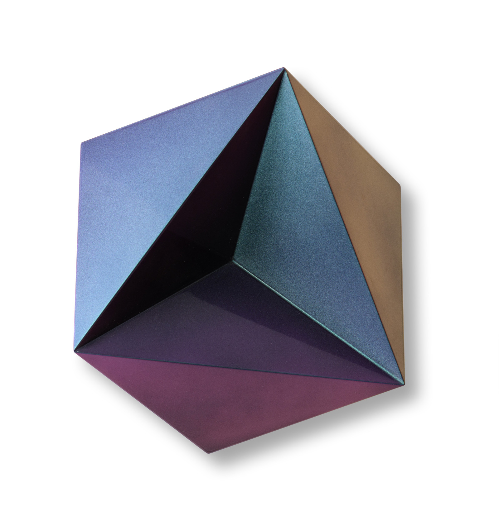Hanna Roeckle, Rosetta M, 2018
Lacquer on SWISSCDF 
58 x 58 x 18 cm 