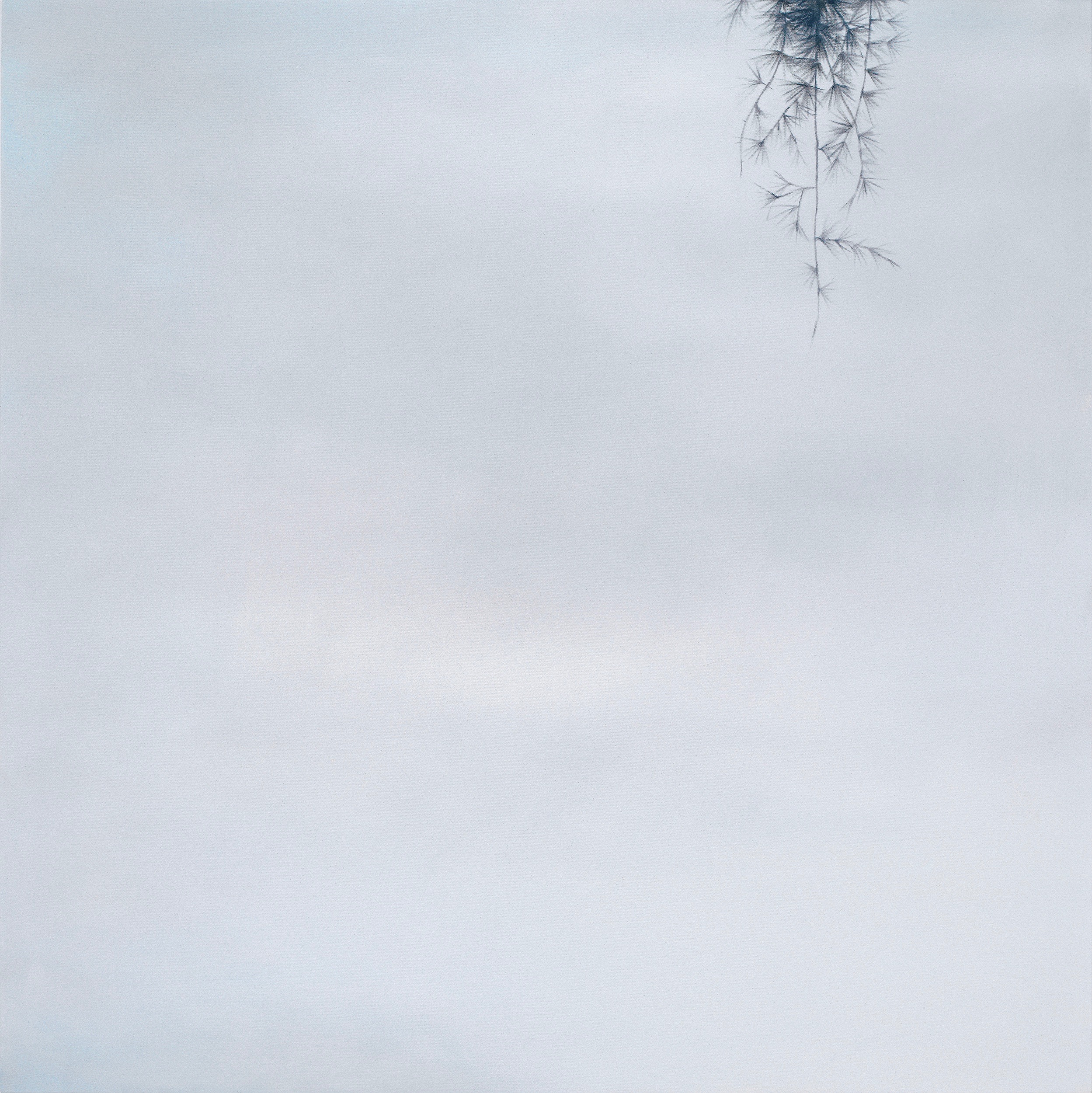 Angela Lyn, place to be, 2017
From the series floating gardens
Oil on canvas
130 x 130 cm